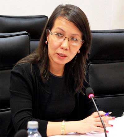 директор департамента монетарных операций Национального банка Алия Молдабекова